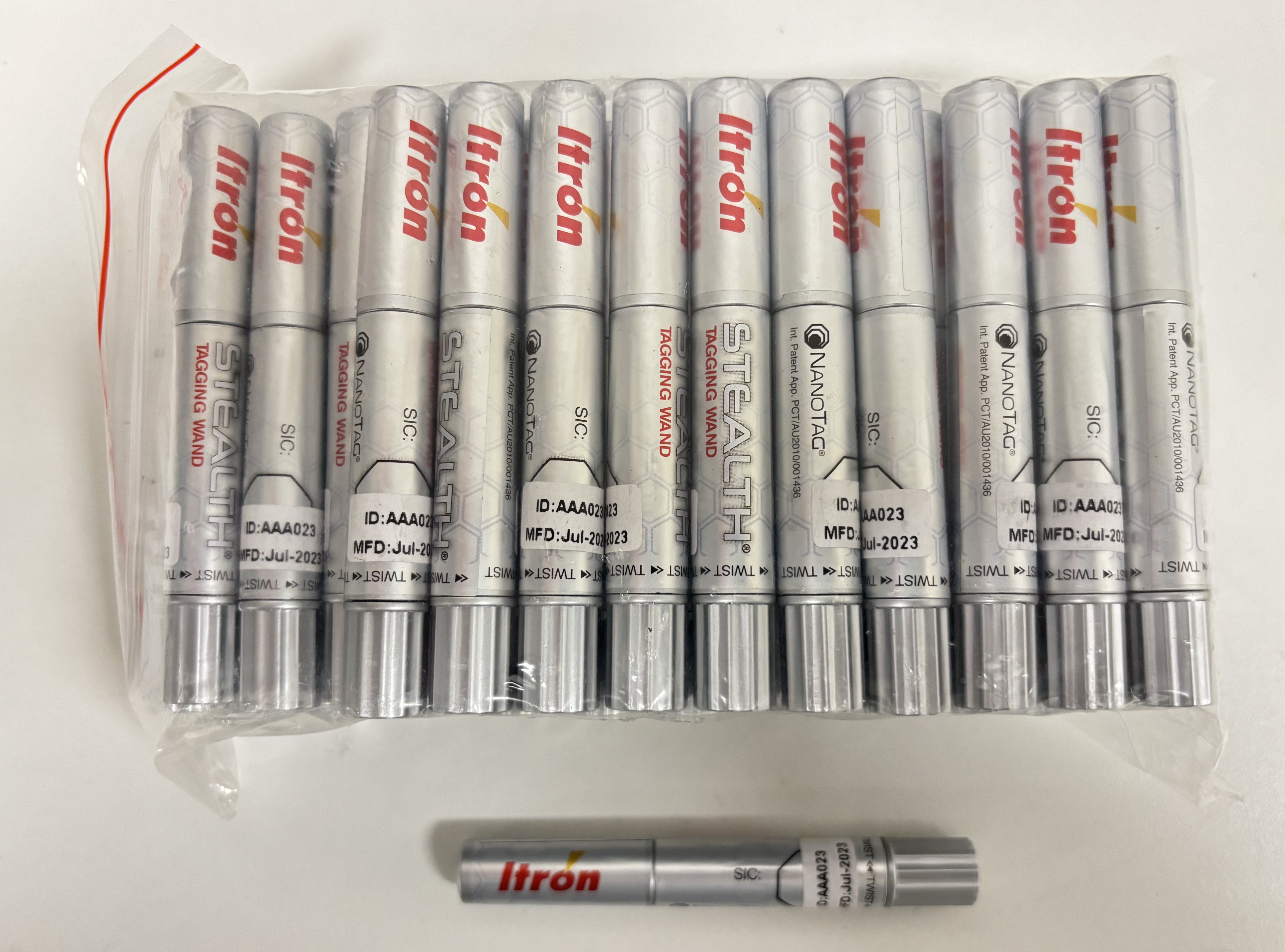 Itron company marking wands, STEALTH Tagging Wand